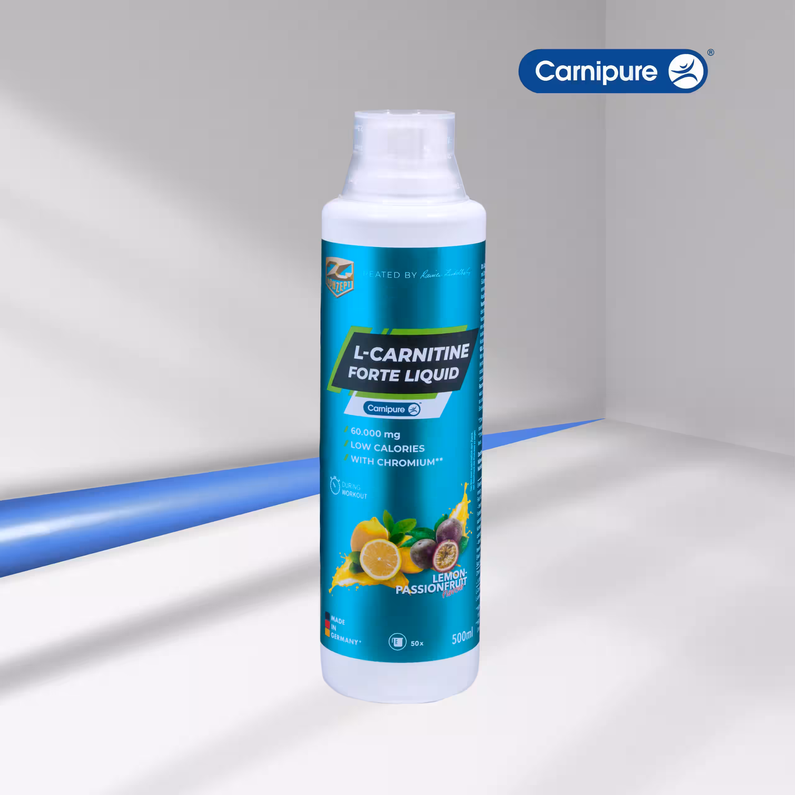 Das L-Carnitine Liquid von Z-Konzept ist als Flasche erhältlich.